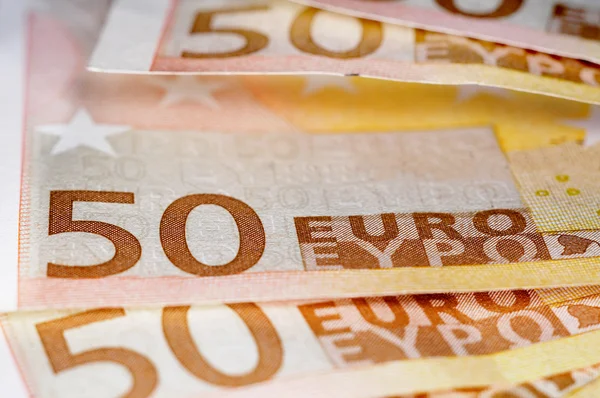Euro bankovky — Stock fotografie
