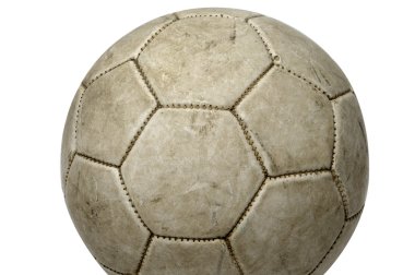 Old leather ball clipart