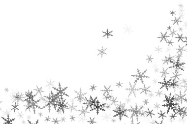 Snowflakes background clipart