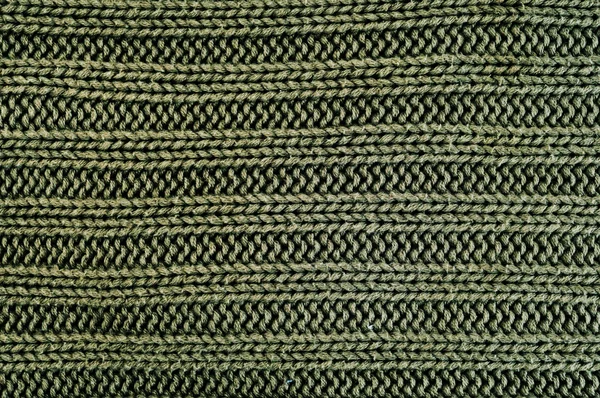 Green knitted fabric — Stock Photo, Image
