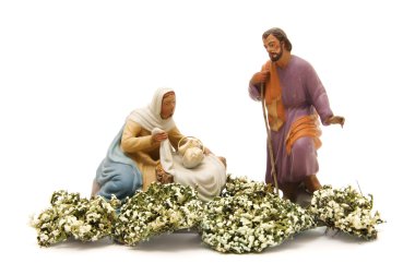 Nativity scene clipart