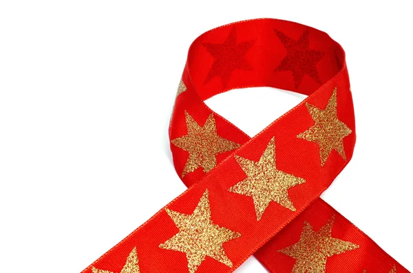 Christmas ribbon — Stock Photo, Image