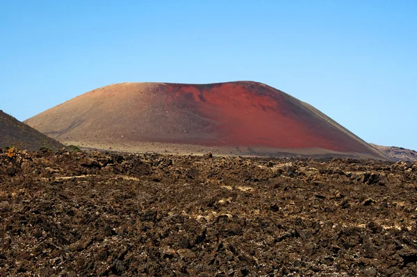 Vulcão Timanfaya, Lanzarote, Espanha — Fotografia de Stock