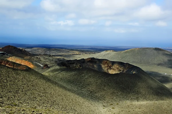 ティマンファヤ火山、ランサローテ島、スペイン — ストック写真
