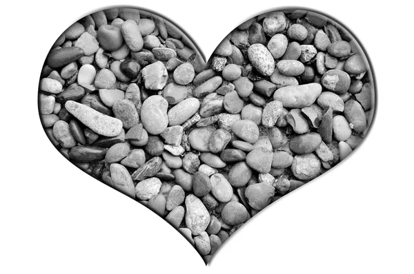 Каменистое сердце — стоковое фото