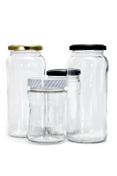 Empty jars — Stock Photo, Image