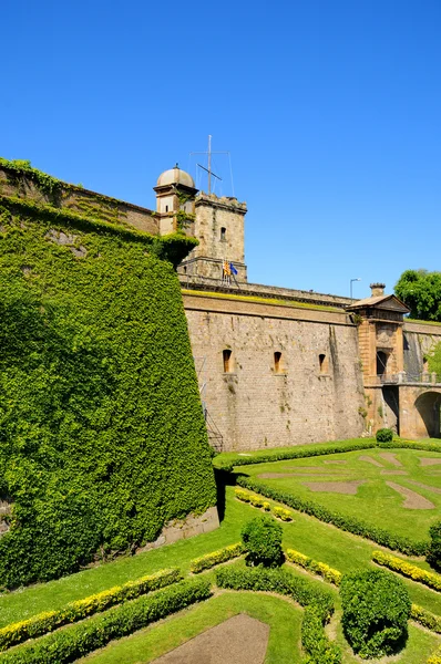 Castell de montjuich, στη Βαρκελώνη Ισπανία — Φωτογραφία Αρχείου