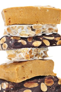 Turron, typical Christmas sweet of Spain clipart