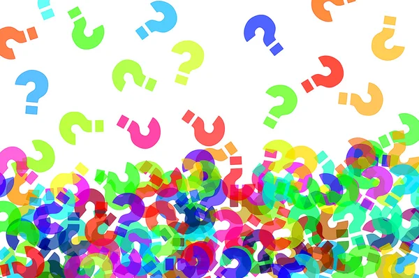 Question marks background — Stock Photo, Image