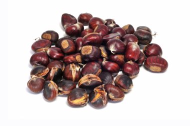Roasted chestnuts clipart