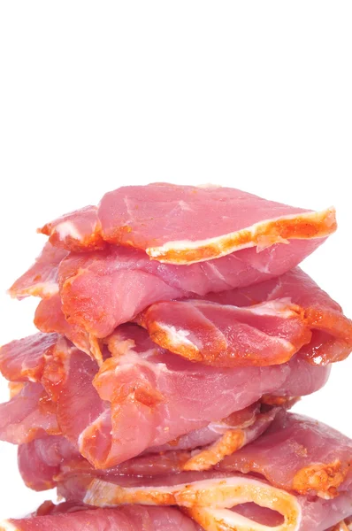腌制的里脊肉 — 图库照片