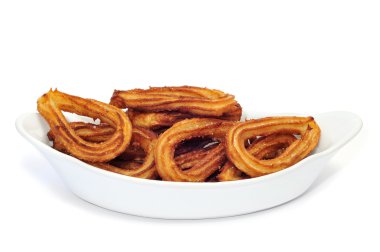 Churros, typical Spanish sweet clipart