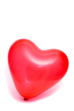 A heart-shaped balloon clipart