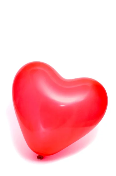 En hjärtformad ballong — Stockfoto