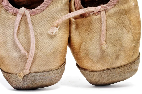 Old pointe shoes — Stock Photo, Image