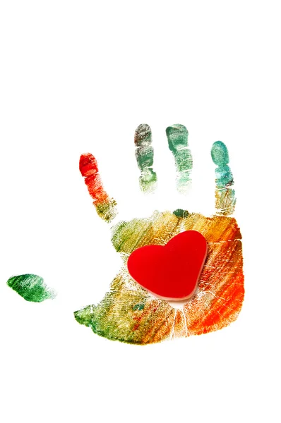 Heart in hand — Stock Photo, Image