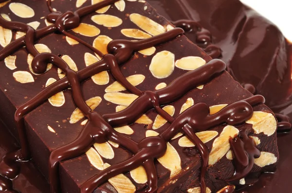 Шоколадний десерт — стокове фото