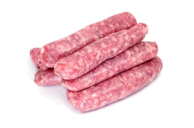 Pork meat sausages clipart