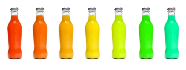 Бутылки сока — стоковое фото