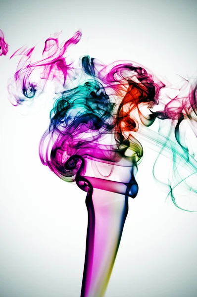 Fumée de nombreuses couleurs — Photo