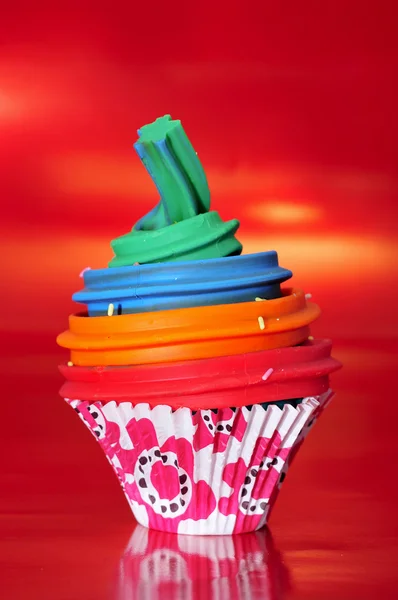 Klei cupcake — Stockfoto