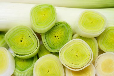 Chopped leeks clipart