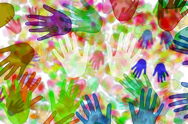 stock image Hands background