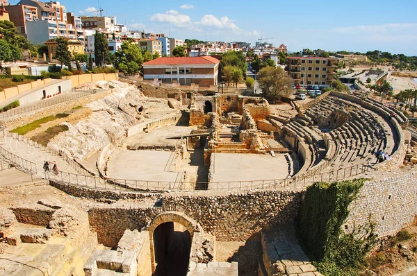 Römisches amphitheater in tarragona, spanien — Stockfoto