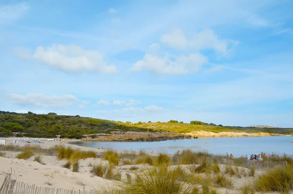 Λεπτομέρεια από την πανέμορφη παραλία son parc σε menorca, Βαλεαρίδες Νήσοι, Ισπανία — Φωτογραφία Αρχείου