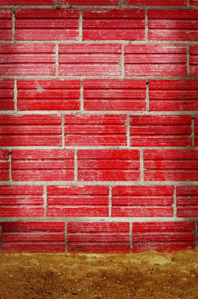 Background Made Close Brick Wall — Stock Photo, Image