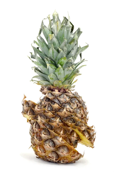 Ananas Isolato Uno Sfondo Bianco — Foto Stock