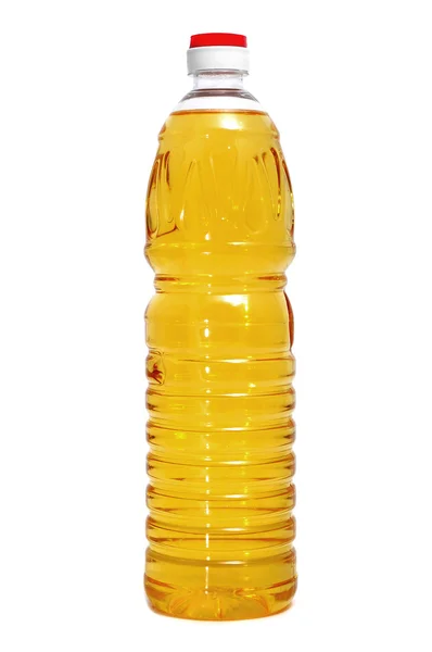Eine Flasche Essig Auf Weißem Hintergrund — Stockfoto