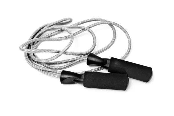 Стрибкова Мотузка Ізольована Білому Тлі — стокове фото