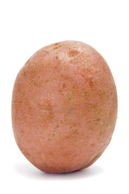 A red potato isolated on a white background clipart