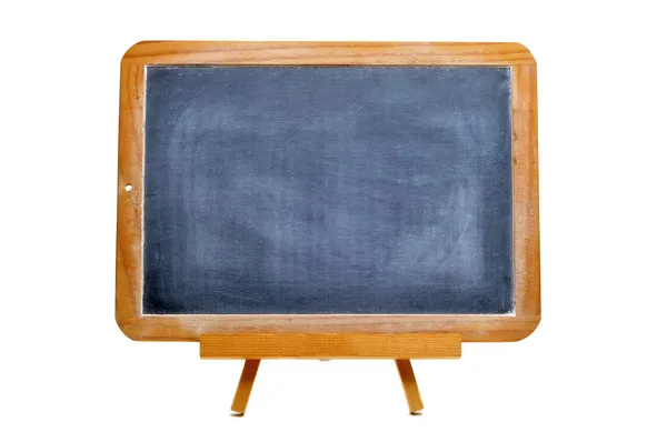 Old Blackboard Easel White Background — Stock Photo, Image