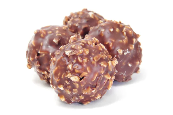 Crispy chocolate bonbons — Stock Photo, Image