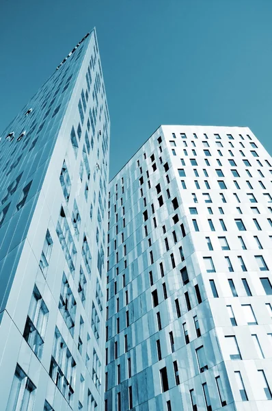 stock image Closeup of some tall office buildings