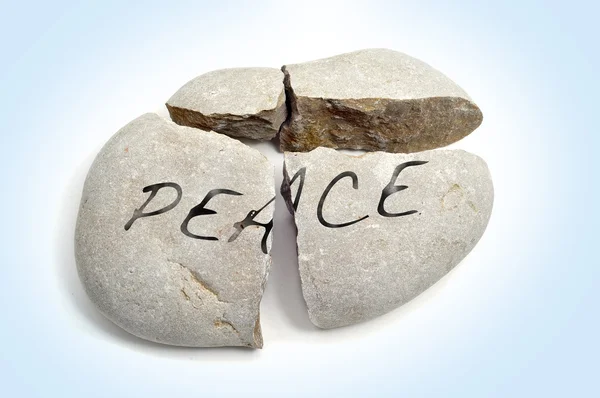 Rusak perdamaian — Stok Foto