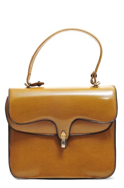 Vintage leather purse — Stock Photo, Image