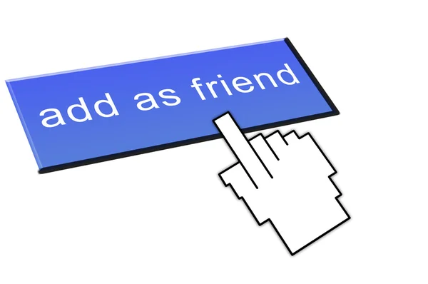 Dodaj jako przyjaciela — Zdjęcie stockowe