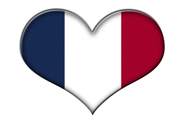 Fransa bayrağı — Stok fotoğraf