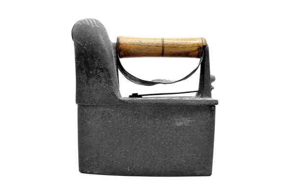 Старое угольное железо — стоковое фото