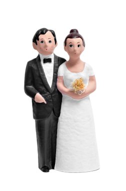 Çift düğün cake topper