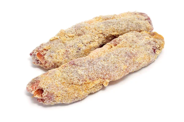 Breaded meat rolls — Stock Photo, Image
