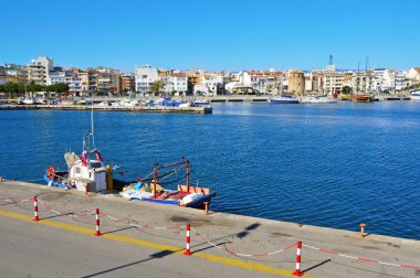 Coastline of Cambrils, Spain clipart