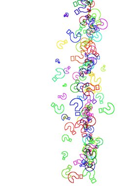 Question marks background clipart
