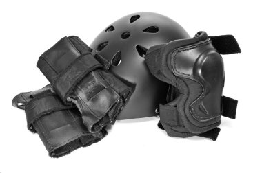 Skating protection equipment clipart