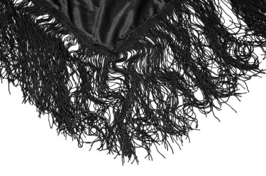 Mantilla, typical spanish scarf clipart