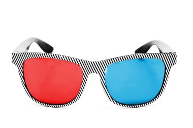 3D glasses clipart