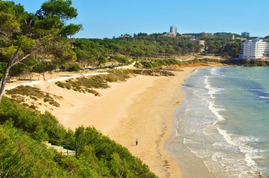 Platja llarga beach, salou, İspanya